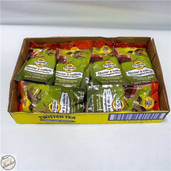 10 PACKAGES HUMMING BIRD NECTAR MIX 227 G.