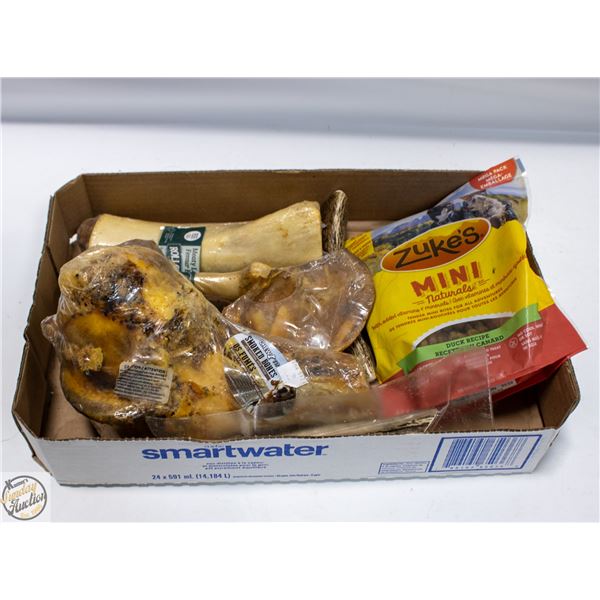 LARGE DOG BONES AND CHEW SNACKS ASSORTED
