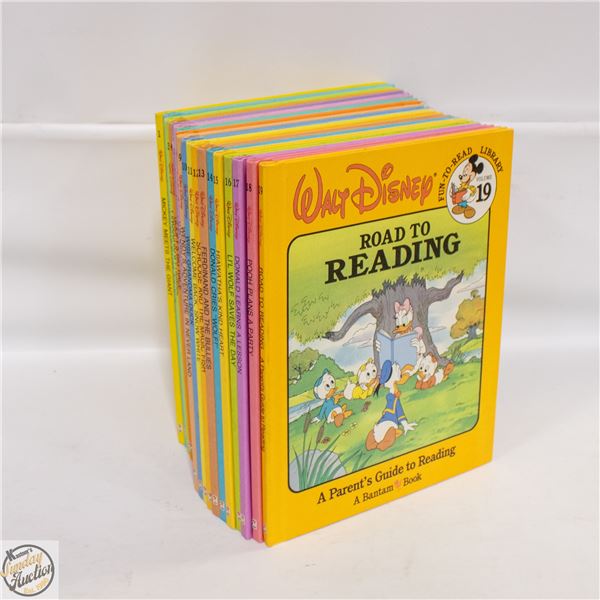 WALT DISNEY FUN TO READ LIBRARY BOOKS VOLUMES