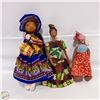 Image 1 : 3 AFRICAN STYLE DOLLS