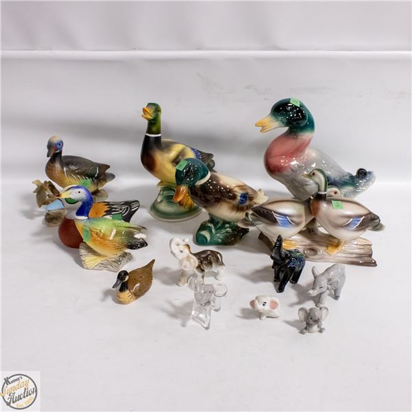 VINTAGE ROYAL COPLEY CERAMIC MALLARD DUCK FROM