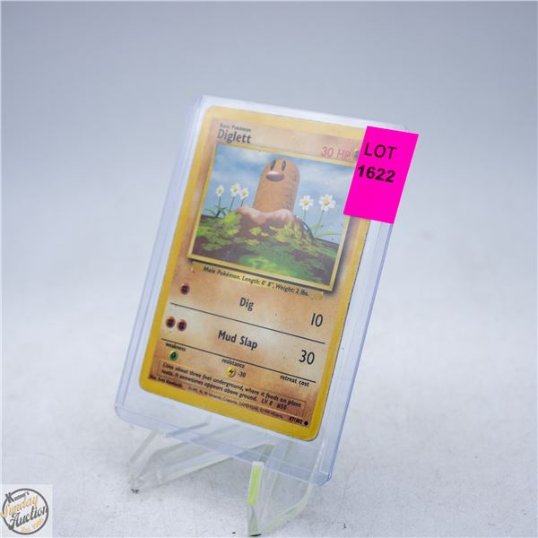 1999 DIGLETT POKEMON CARD