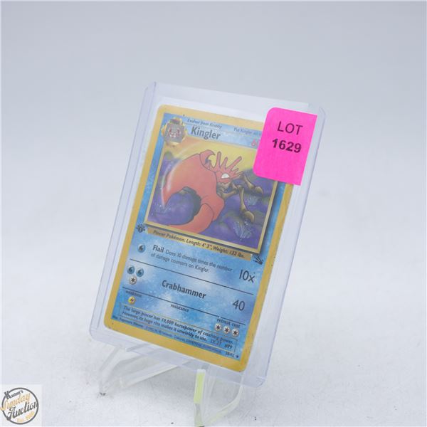 1999 KINGLER POKEMON CARD