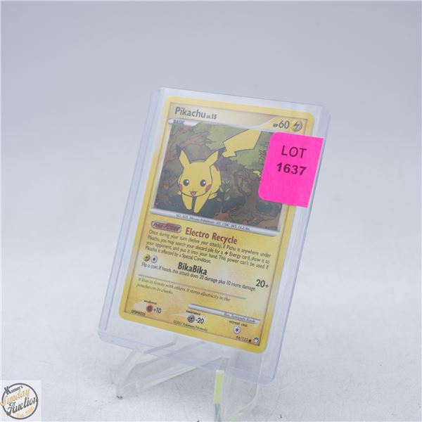 2007 PIKACHU POKEMON CARD