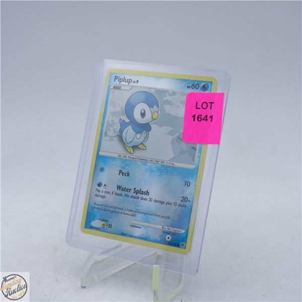 2007 PIPLUP REVERSE HOLO POKEMON CARD