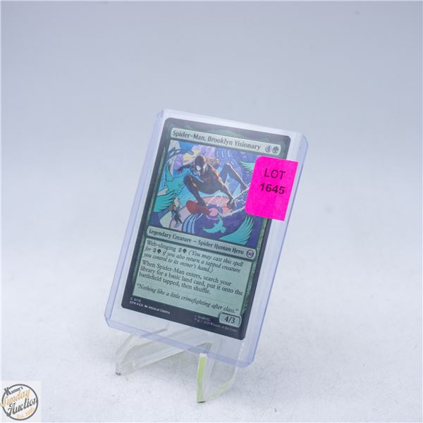 SPIDERMAN BROOKLYN VISIONARY FOIL MAGIC CARD