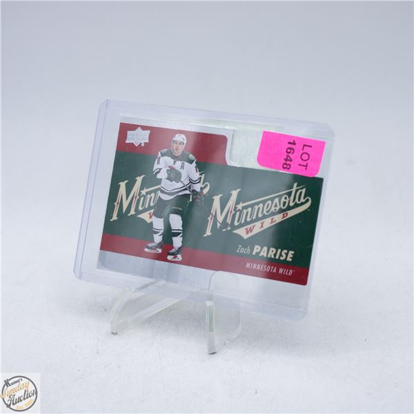 2015/16 ZACH PARISE TIM HORTONS INSERT CARD