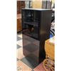 Image 1 : IKEA BLACK 4 SHELF STORAGE UNIT 51" X 17" X 24"