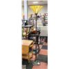 Image 1 : TIFFANY STYLE HEAVY FLOOR LAMP H-72"
