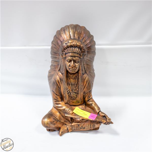 VINTAGE BYRON MOLD NATIVE AMERICAN INDIAN