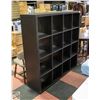 Image 1 : IKEA 16 CUBE STORAGE SHELF BLACK COLOUR 58"X15.5"X