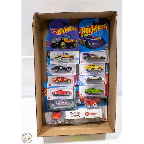 HOTWHEELS, CARDED VARIOUS