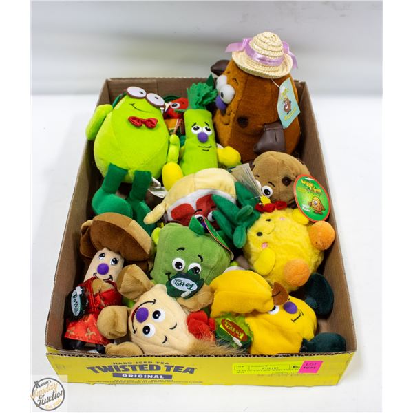 FLAT OF VINTAGE WITH TAGS TOY BOX