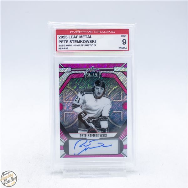 2025 LEAF METAL PETE STEMKOWSKI SIGNED