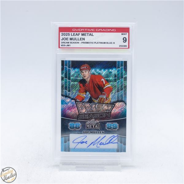 2025 LEAF METAL JOE MULLEN SIGNED HOCKEY CARD