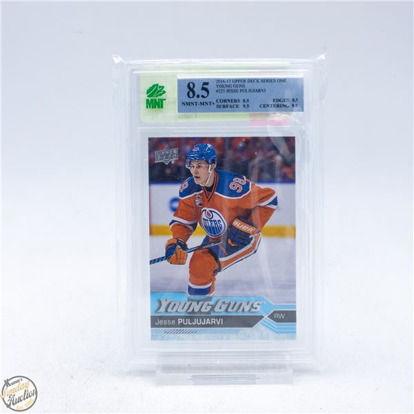 2016-17 UPPER DECK YOUNG GUN JESSE PULJUJARVI