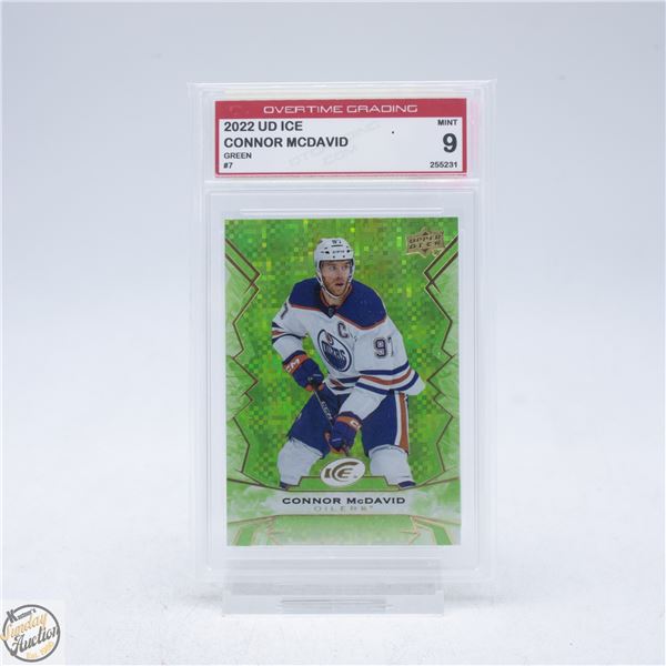 2022 UPPER DECK ICE GREEN CONNOR MCDAVID