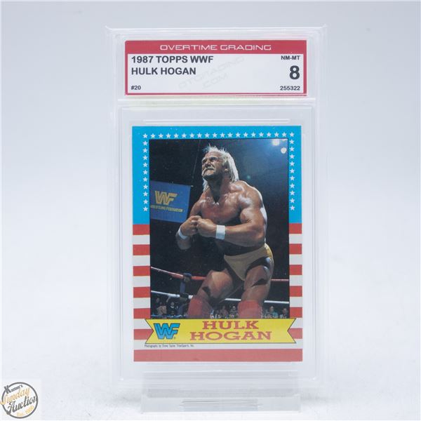 1987 TOPPS WWF HULK HOGAN WRESTLING