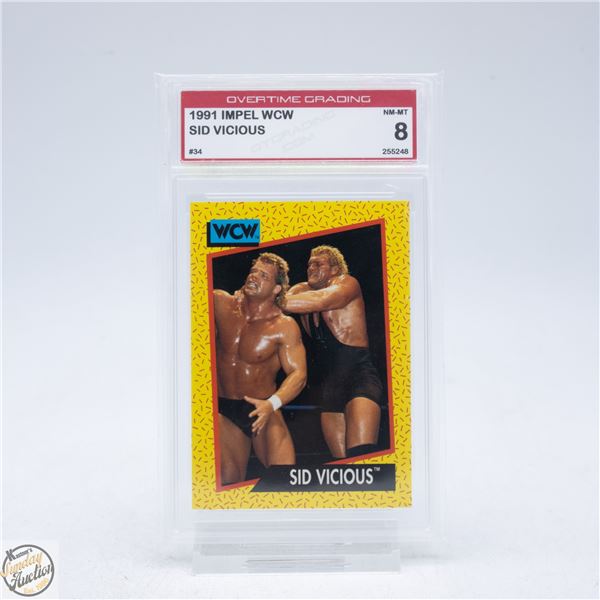 1991 IMPEL WCW SID VICIOUS WRESTLING CARD