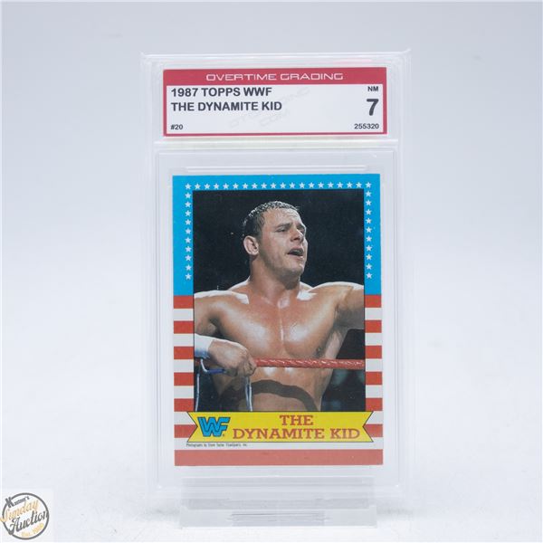1987 TOPPS WWF THE DYNAMITE KID WRESTLING
