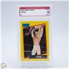 Image 1 : 1991 IMPEL WCW STING WRESTLING CARD GRADED 8