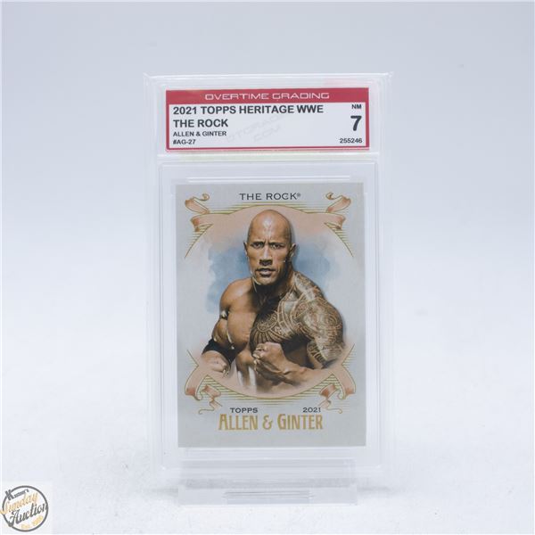 2021 TOPPS HERITAGE WWE THE ROCK