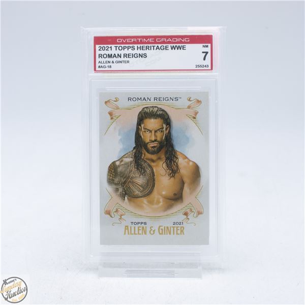 2021 TOPPS HERITAGE WWE ROMAN REIGNS