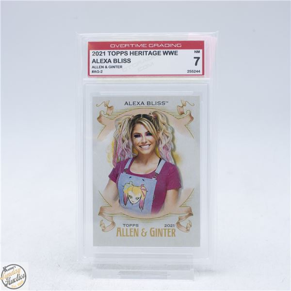 2021 TOPPS HERITAGE WWE ALEXA BLISS WRESTLING