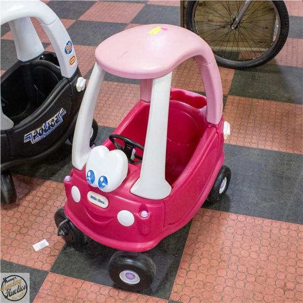 LITTLE TYKES PINK "COZY COUPE"