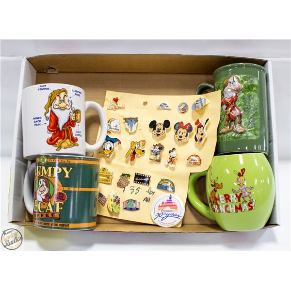 FLAT OF COLLECTABLE WALT DISNEY