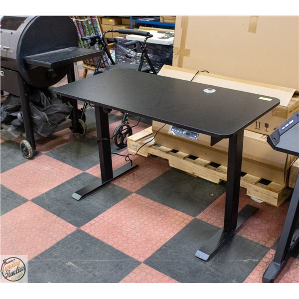 BLACK STANDUP DESK WITH 2 MOTORS