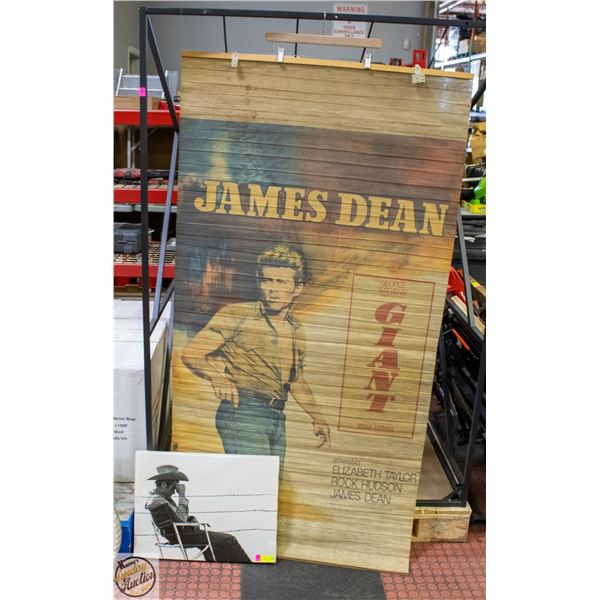 JAMES DEAN PRINT 16IN X 13IN AND