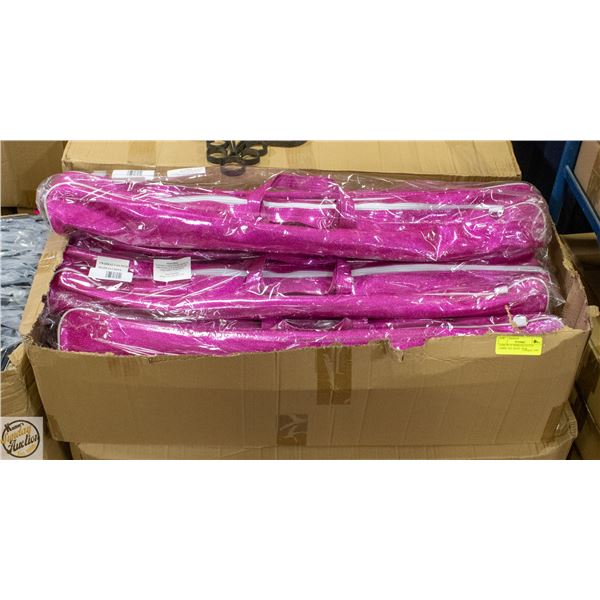 CASE OF 25 TWIRLING BATON CARRY-ALL BAGS - PINK