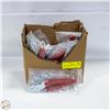 Image 1 : BOX OF 9 SETS OF HOG RING PLIERS WITH 200 RINGS