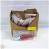 Image 1 : BOX OF 9 SETS OF HOG RING PLIERS WITH 200 RINGS