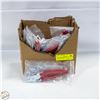 Image 1 : BOX OF 9 SETS OF HOG RING PLIERS WITH 200 RINGS