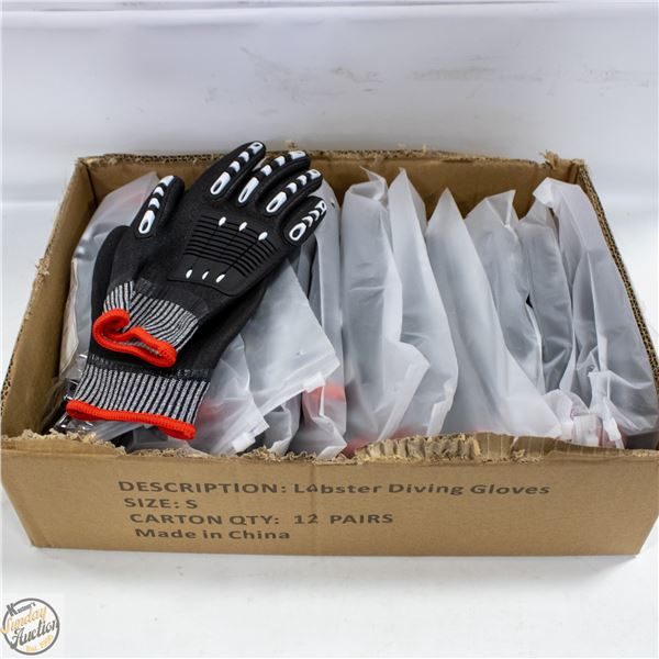 12 PAIRS OF SZ SMALL DIVING GLOVES