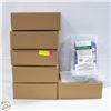 Image 1 : 6 BOXES EACH W/ 2 CLEAR DRUMSTICK DISPLAY HOLDERS