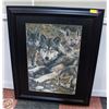 Image 1 : WALL PICURE OF WOLF AND 3 SMALL BABY
