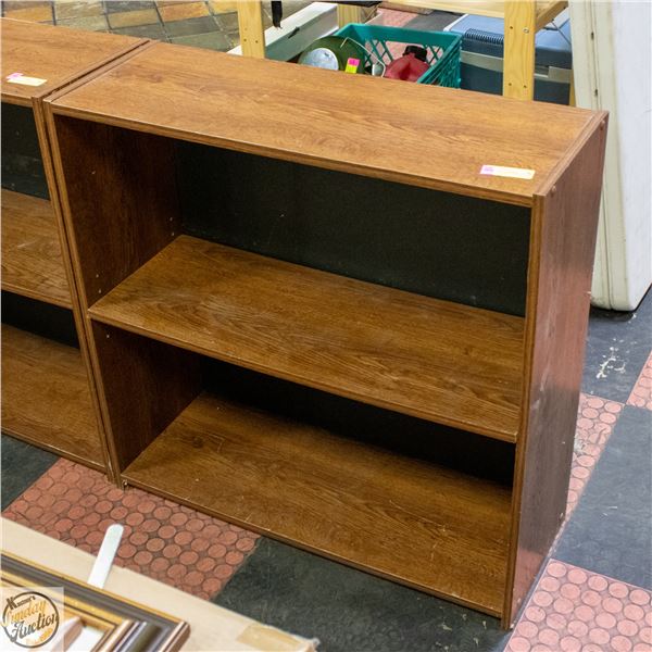 2 TIER BOOK SHELF 32" X 12" X 32"