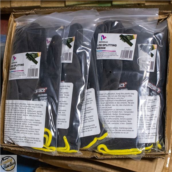 CASE OF 5 BRAND NEW LOG SPLITTING WEDGES