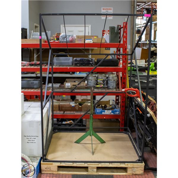 PALLET SIZE METAL FRAME-GREAT FOR FIRE LOG HOLDER