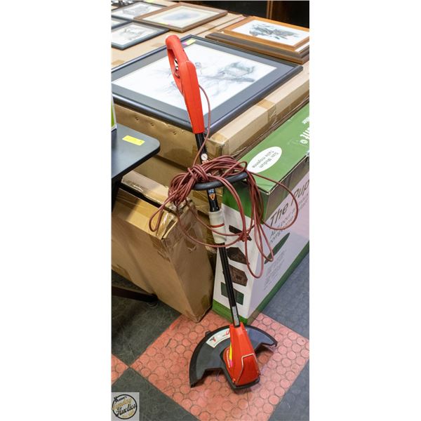 HOMELITE WEED TRIMMER ELECTRIC CHORDED RED