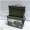 Image 1 : 2 NEW METAL AMMO BOXES