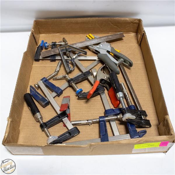 FLAT OF ADJUSTABLE CLAMPS