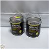 Image 1 : 2 RUST OLEUM ROCALKYD SILVER/GREY PAINT