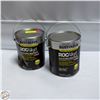 Image 1 : 2 RUST OLEUM ROCALKYD SILVER/GREY PAINT