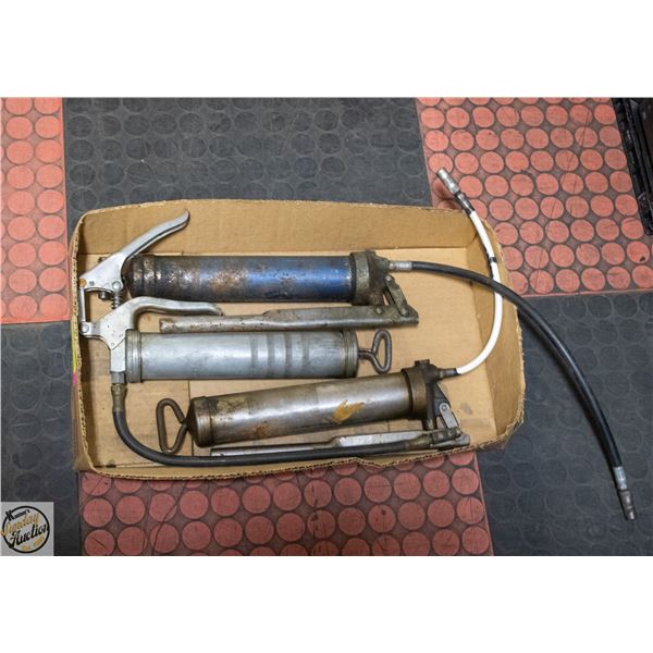 3 GREASE GUNS
