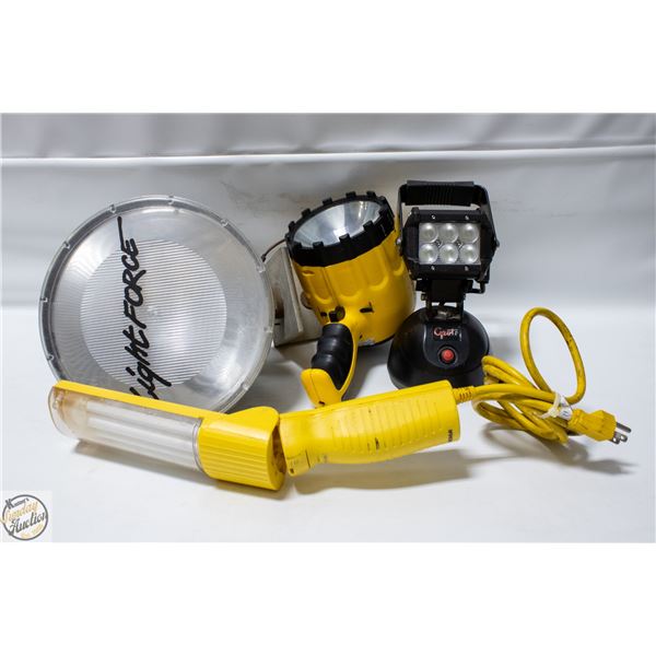 LARGE SPOTLIGHT ON MOUNTING