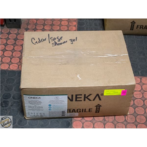 ONENKA 2.57 GALLONS CEDAR & SAGE SHOWER GEL & HAND